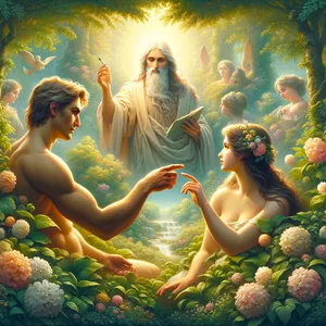 27. І створив Бог людину за образом Своїм, за образом Божим створив її; чоловіка і жінку створив їх.