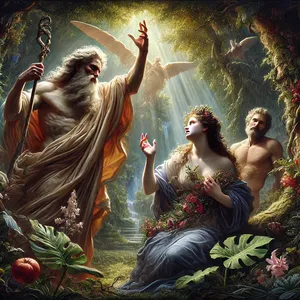 16. До жінки сказав: Помножуючи помножу скорботи твої у вагітності твоїй; у болях будеш народжувати дітей; і до чоловіка твого пожадання твоє, і він буде панувати над тобою.