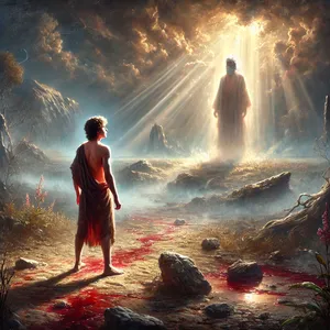 10. І сказав Господь: „Що ти зробив? Голос крови брата твого взиває до Мене з землі.