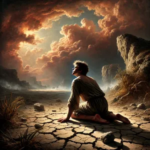 14. Оце Ти виганяєш мене з цієї землі, і я сховаюсь від лиця Твого, і буду вигнанцем та волоцюгою на землі. І станеться, що кожен, хто здибає мене, вб’є мене”.