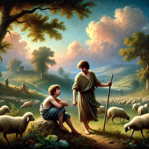 2. А далі породила брата його, Авеля. І був Авель вівчар, а Каїн був рільник.