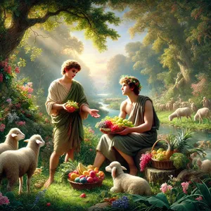 3. І сталося по часі, і приніс Каїн Господеві жертву з плоду земного.