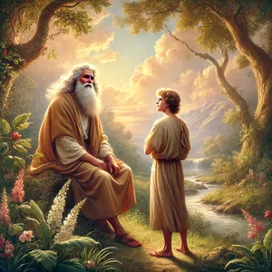 3. І жив Адам тридцять і сто років, і породив сина на подобу свою, як образ його, та й дав йому імя: Сиф.