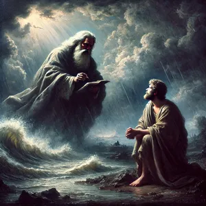 17. І ось Я наведу потоп водний на землю, щоб вигубити всяке тіло, що в ньому дух життя з-під неба. Усе, що на землі, загине.