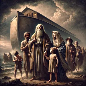 18. І постановлю Я Свій заповіт із тобою, і ввійдеш до ковчега ти й сини твої, і жінка твоя, і невістки твої з тобою.