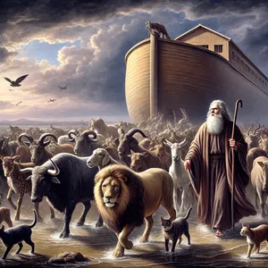 19. І введеш до ковчега зо всього живого, з усякого тіла по парі, щоб залишити живим із собою, нехай будуть вони самець і самиця.