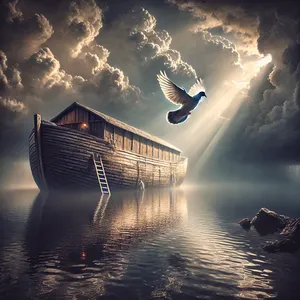 10. І він зачекав іще інших сім день, та знову послав голубку з ковчега.