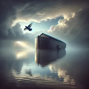 12. І він зачекав іще інших сім день, і послав голубку, і вона вже не вернулася більше до нього.