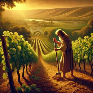 20. І почав Ной обробляти землю і насадив виноградник.